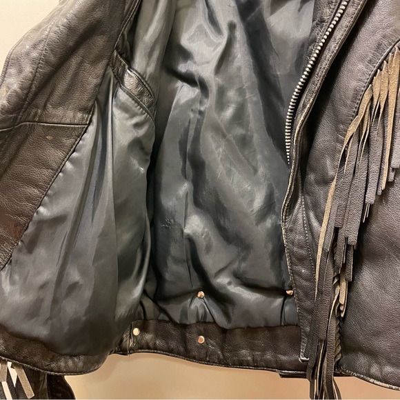 Leather Open Road Biker Jacket - Picture 8 of 12